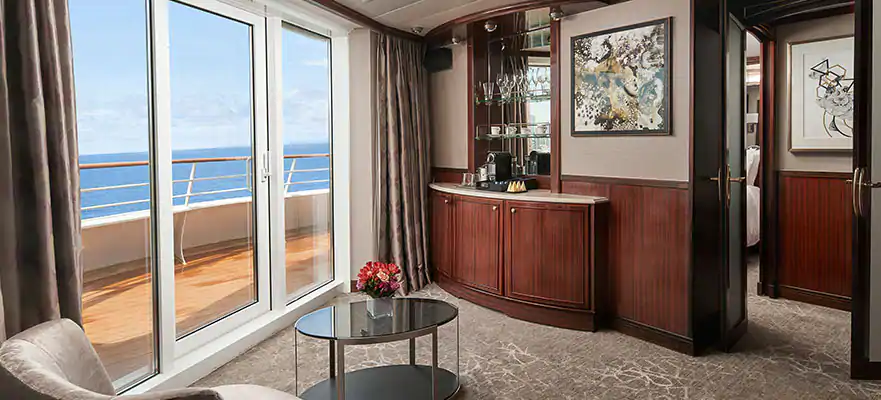 Aft-Facing Penthouse with Master Bedroom & Large Balcony