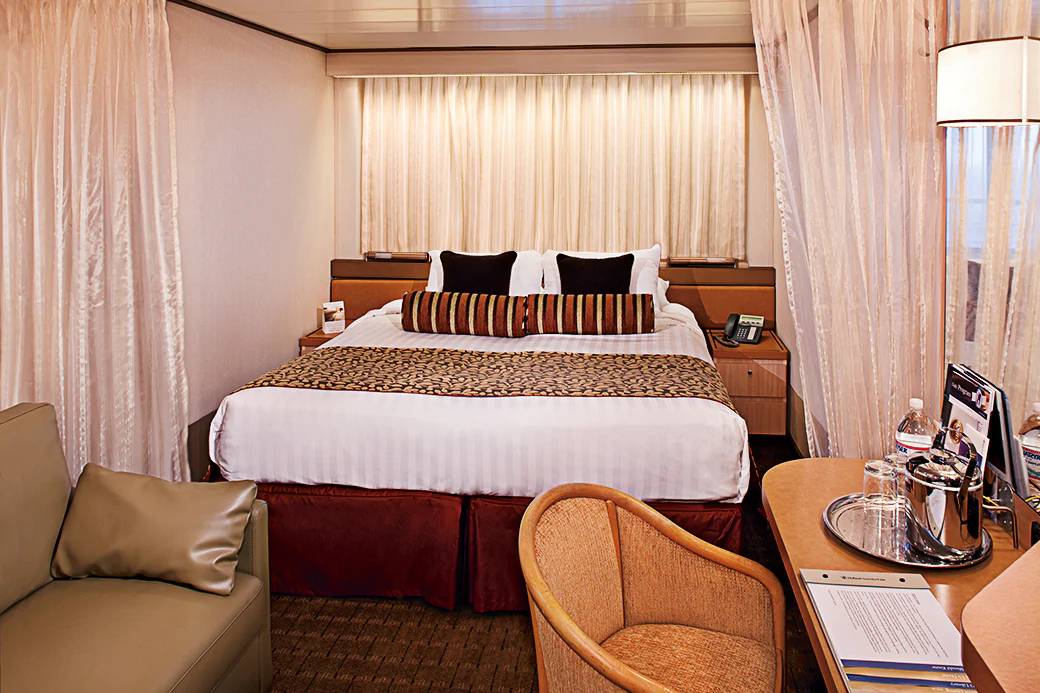 Large Ocean view Stateroom (Fully Obstructed View)