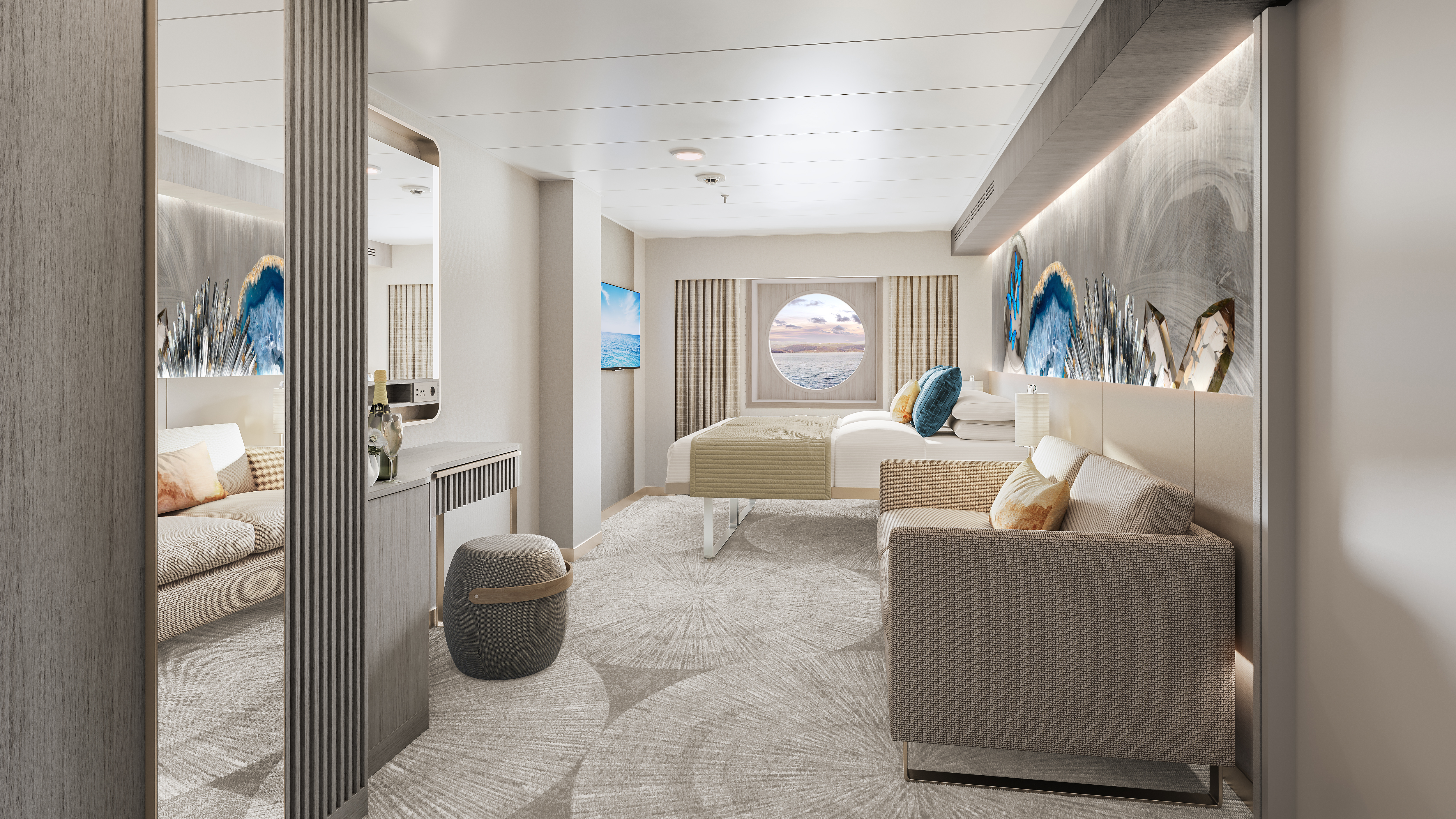 Oceanview With Round Window