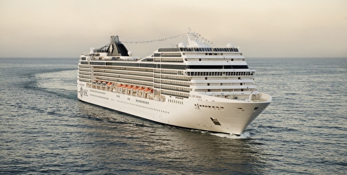 MSC Poesia at sea