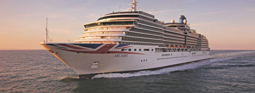 Arcadia at sea