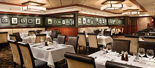 Enjoy choice cuts at Cagney's Steakhouse