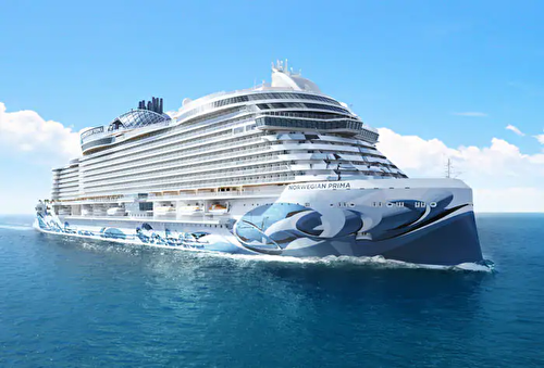 Norwegian Prima at sea